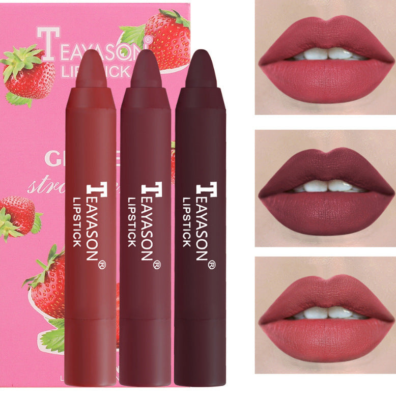 3 Packs Of Matte Lipstick Matte Velvet