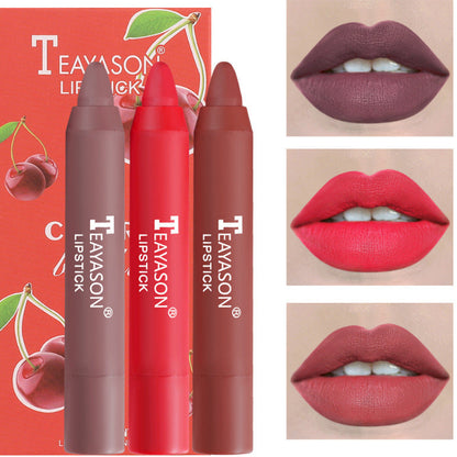 3 Packs Of Matte Lipstick Matte Velvet