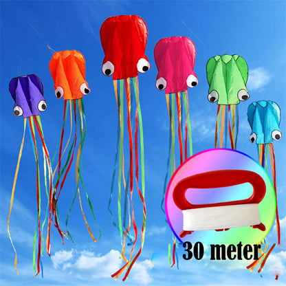 3D 4M Large Octopus Kite with Handle Line