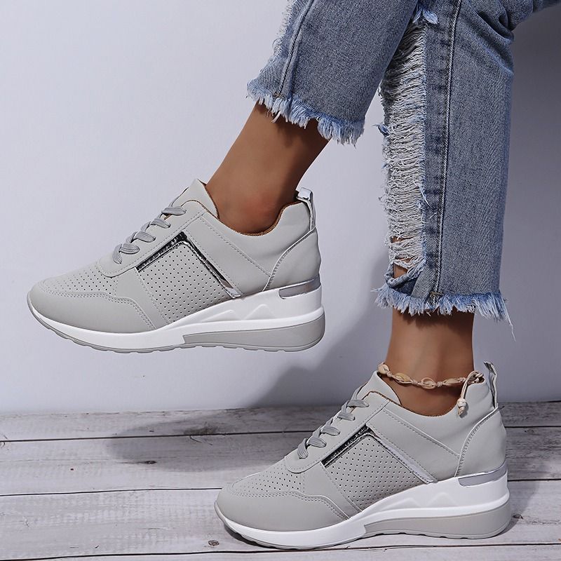 Dana Orthopedic Lace-up Wedge Women Sneakers