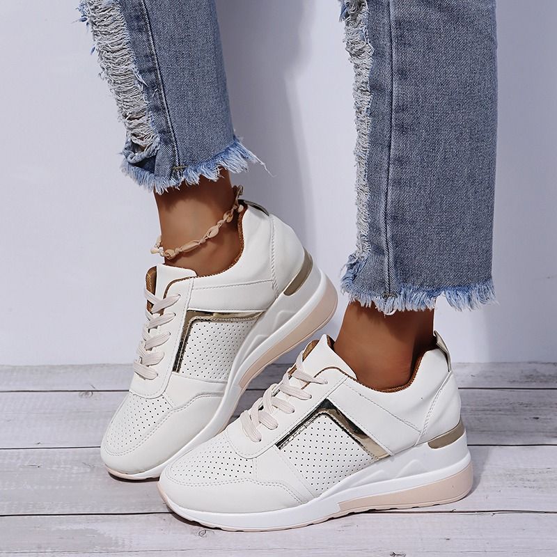 Dana Orthopedic Lace-up Wedge Women Sneakers