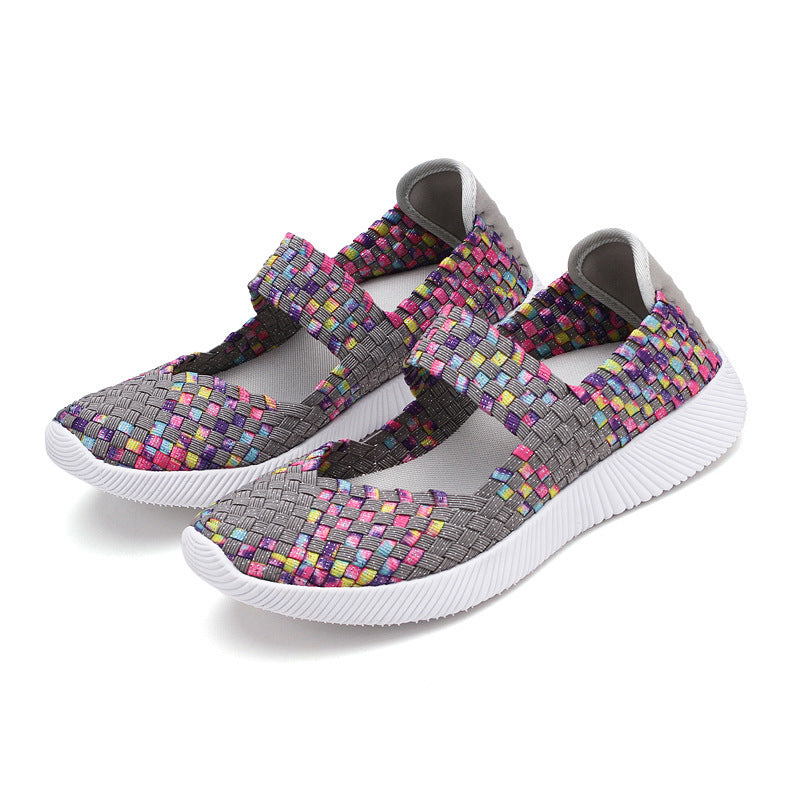 Flavia Breathable Patterned Comfortable Fashion Sneakers