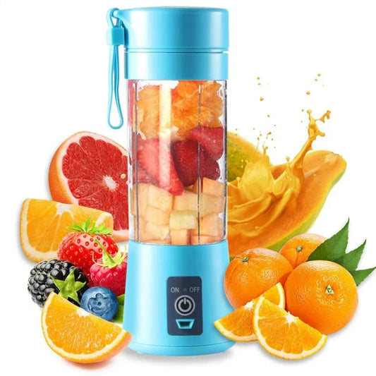 Portable Blender 2 Blade Cutter USB Mixer Electric Juicer Machine Smoothie Blender Mini Food Personal Handheld Mixer