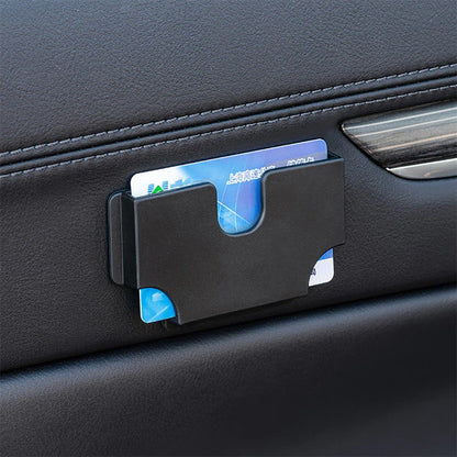 Car Mounted Card Holder Voucher Storage Box Car Refueling High-Speed Card Slot Card Hoider Creative Utensils