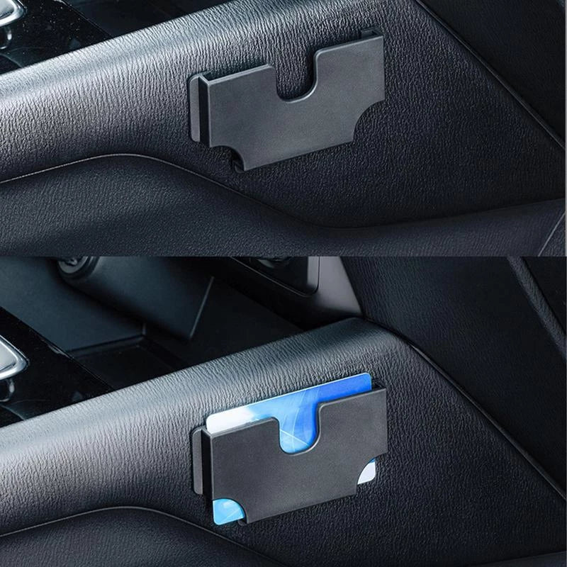 Car Mounted Card Holder Voucher Storage Box Car Refueling High-Speed Card Slot Card Hoider Creative Utensils