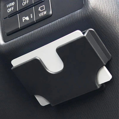 Car Mounted Card Holder Voucher Storage Box Car Refueling High-Speed Card Slot Card Hoider Creative Utensils
