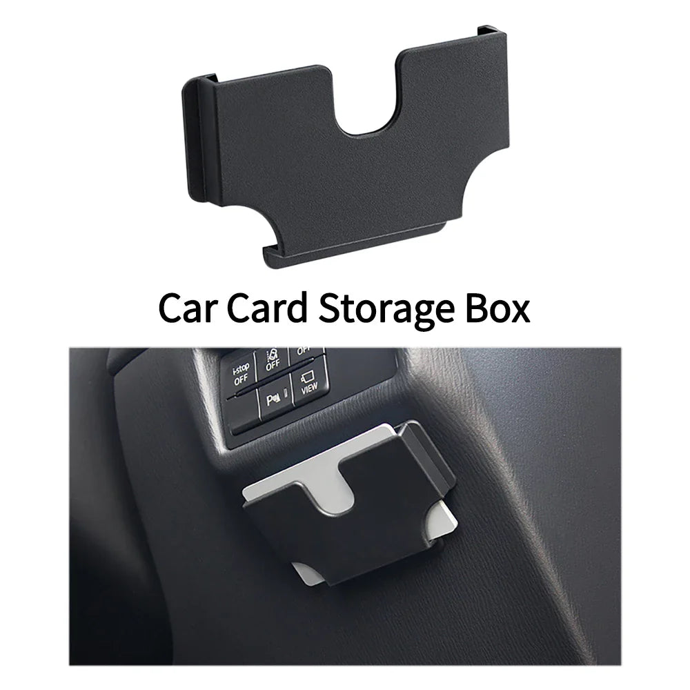Car Mounted Card Holder Voucher Storage Box Car Refueling High-Speed Card Slot Card Hoider Creative Utensils