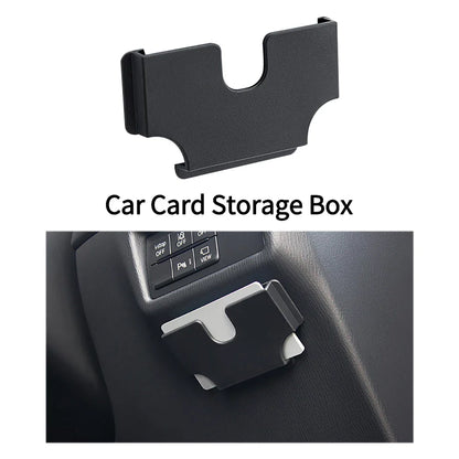 Car Mounted Card Holder Voucher Storage Box Car Refueling High-Speed Card Slot Card Hoider Creative Utensils
