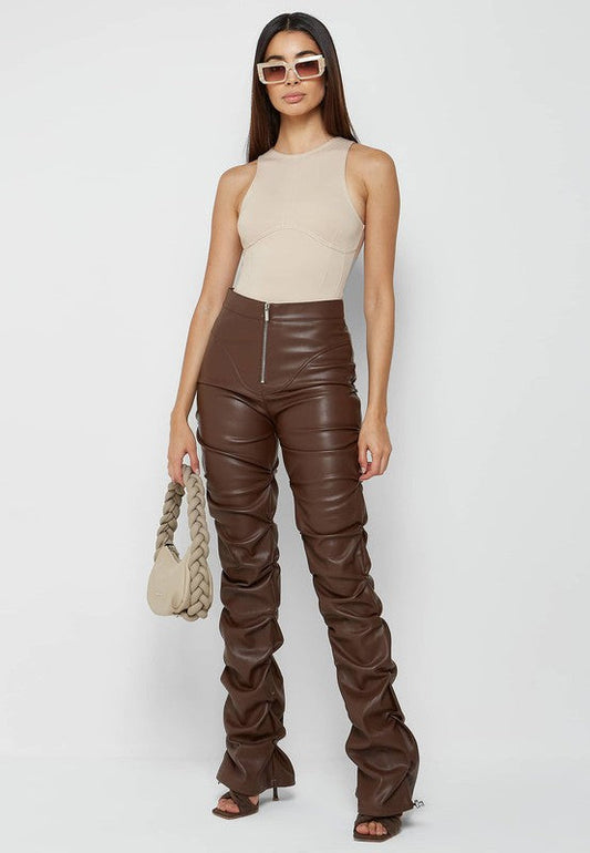 Sexy PU Leather Pants