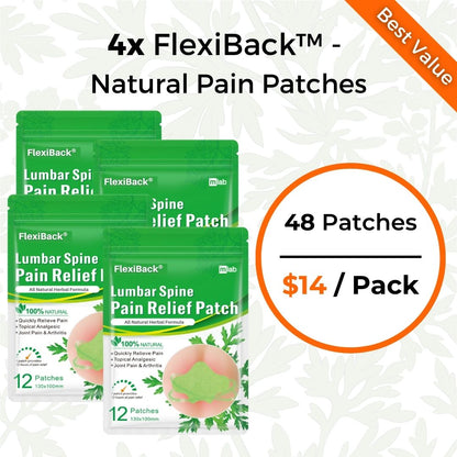 FlexiBack™️ - Natural Back Pain Patches