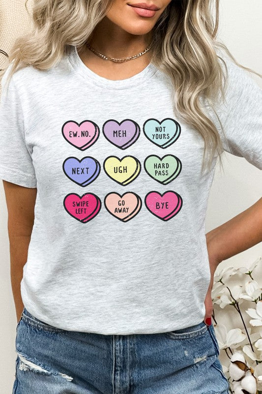 Valentine Heart Candy PLUS SIZE Graphic Tee