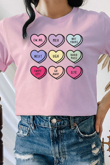 Valentine Heart Candy PLUS SIZE Graphic Tee