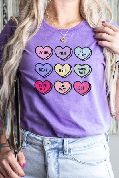 Valentine Heart Candy PLUS SIZE Graphic Tee