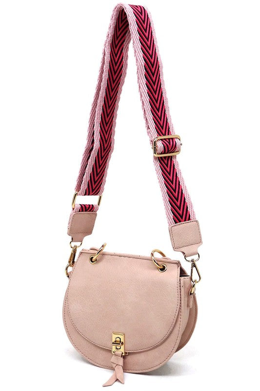 Fashion Flap Saddle Satchel Crossbody Bag