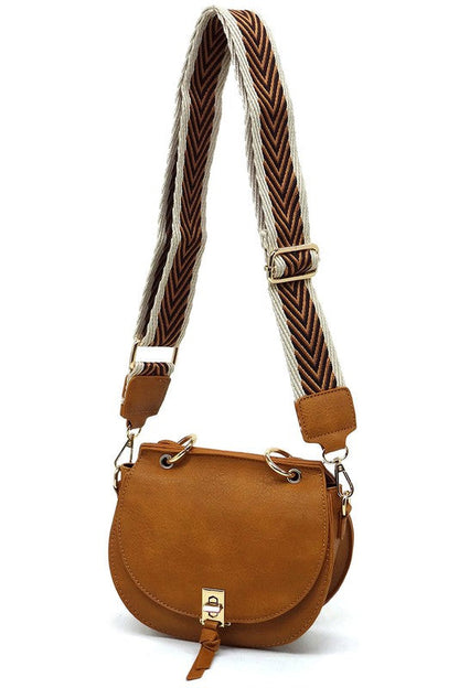 Fashion Flap Saddle Satchel Crossbody Bag