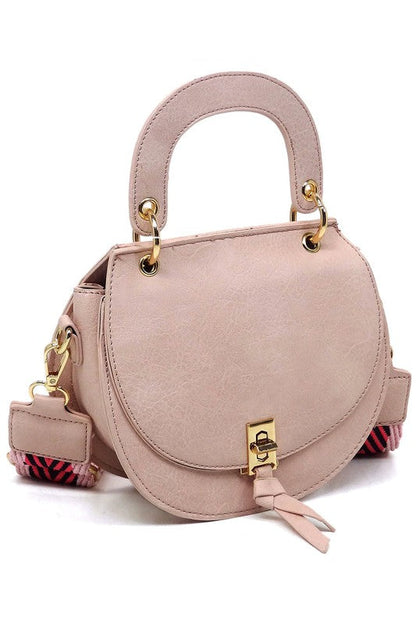 Fashion Flap Saddle Satchel Crossbody Bag