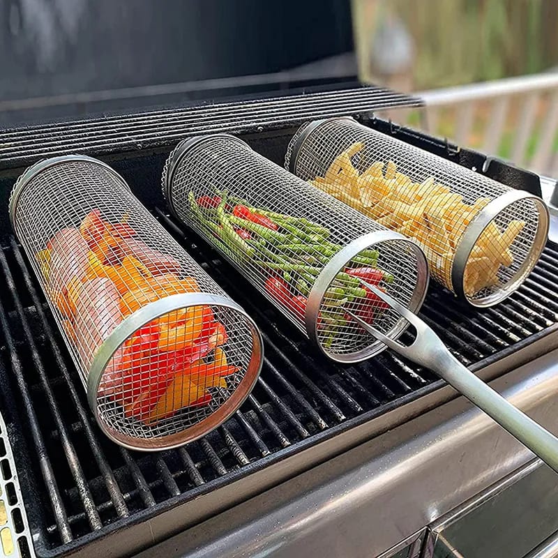 GrillMate Rolling Grill Baskets