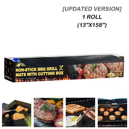 New Cuttable Non-Stick BBQ Grill Mats(1 roll)