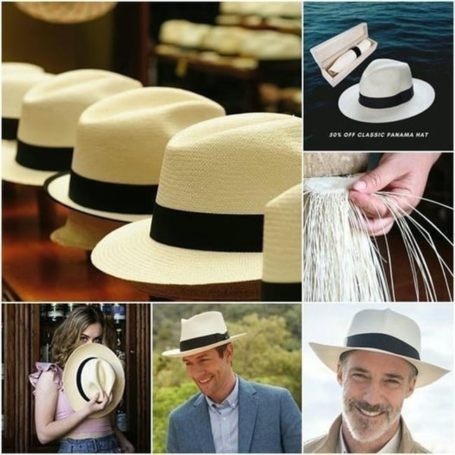 Classic Panama Hat-Handmade In Ecuador