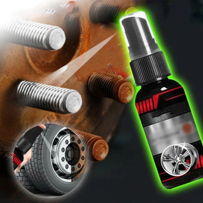 Car Parts Rust Remover Spray, Magic Wheel Hub Rust Cleaner