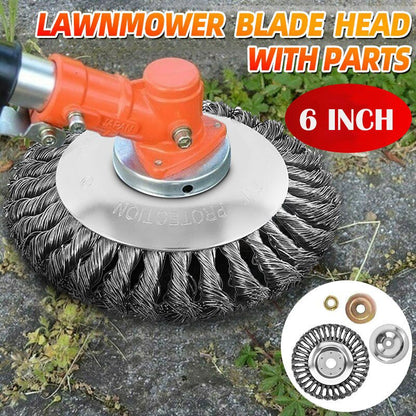 Unbreakable Lawn Mower Wire Blade Head