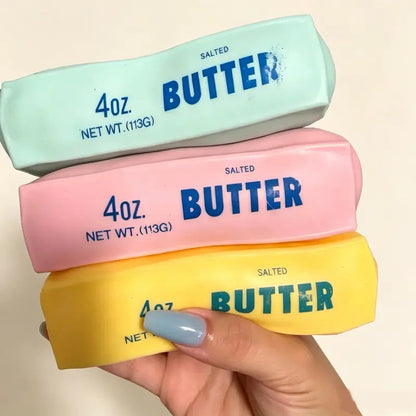 Crunchy Sound Butter Bar Squishy Toy