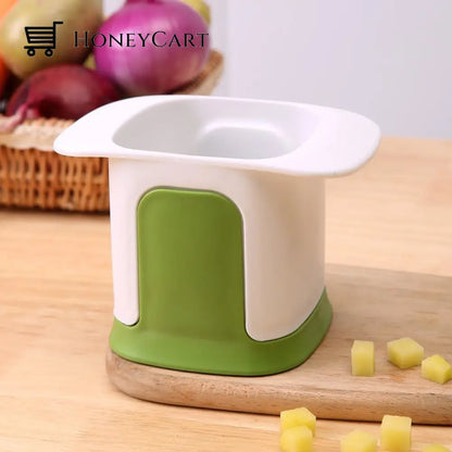 2-In-1 Vegetable Chopper Dicing & Slitting Kitchen Tools Utensils