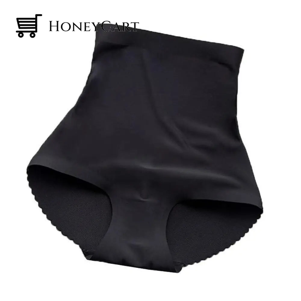 2 In 1 Waist + Butt Shaping Underwear Xl / Black