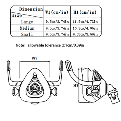 CPAP Masks Full Face Replacement for Airlift F20 - Includes Headgear and Full Face Mask Cushion