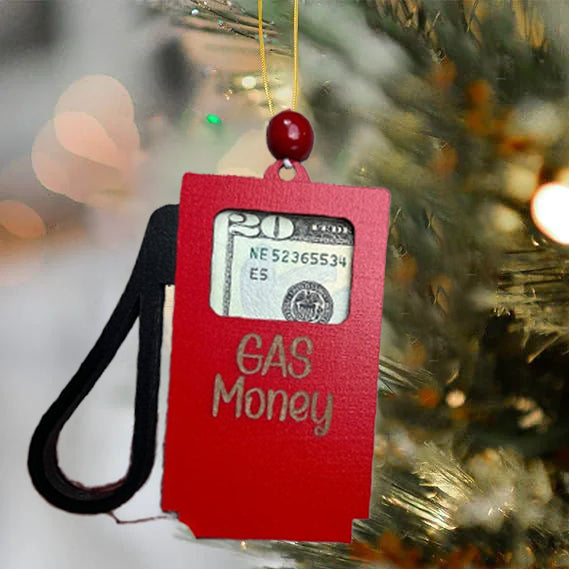 🎅2024 CHRISTMAS GIFT--💸Gas (Shopping)Money Ornament🎁