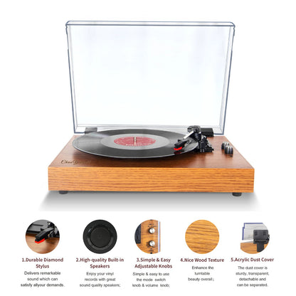 Bluetooth Vinyl Record Player