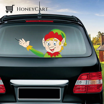 2022 Christmas/Halloween Car Wiper Sticker Elf