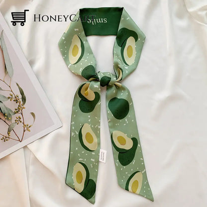 2022 Korean Silk Retro Hair Band Avocado