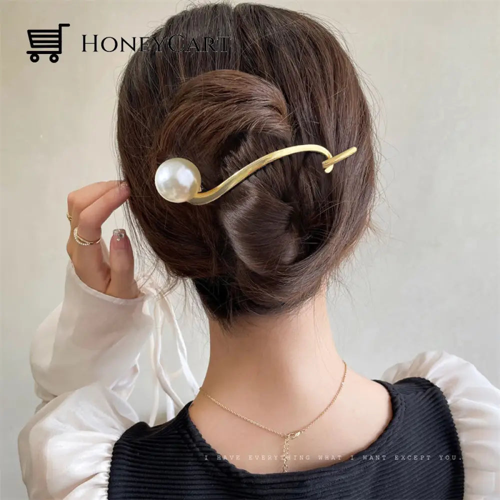 2022 New Arrival- Ins Style Elegant Hairpin (Buy 4 Get 10% Off) Pearl