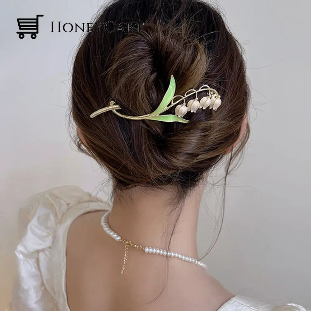 2022 New Arrival- Ins Style Elegant Hairpin (Buy 4 Get 10% Off) Pink Lily