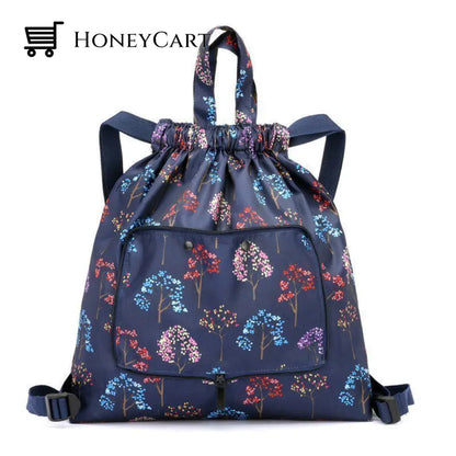 2022 New Foldable Large Capacity Travel Backpack Color Tree