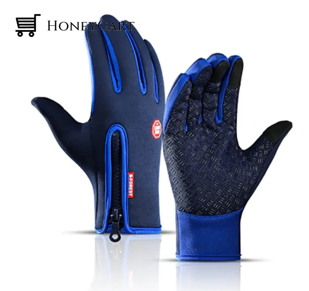 2022 Touchscreen Winter Gloves A0001-Dark Blue / S Tool