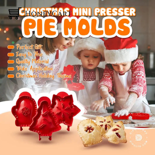 2023-Christmas Hot Sale Christmas Mini Presser Pie Molds