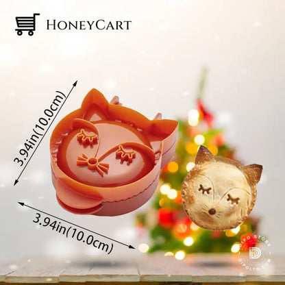 2023-Christmas Hot Sale Christmas Mini Presser Pie Molds Fox
