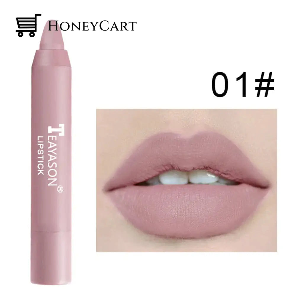 2023 Fashion Matte Lipstick Pen/12 Colors 01# Beauty