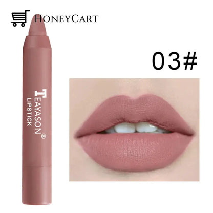 2023 Fashion Matte Lipstick Pen/12 Colors 03# Beauty