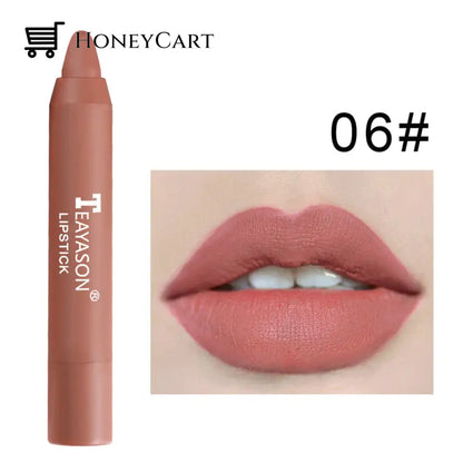 2023 Fashion Matte Lipstick Pen/12 Colors 06# Beauty