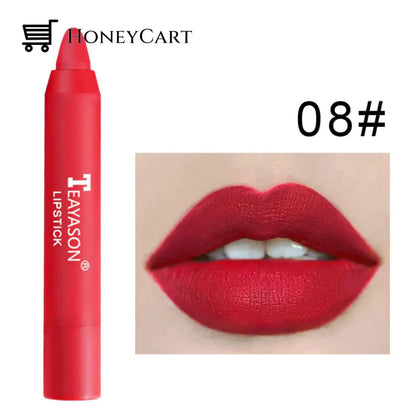 2023 Fashion Matte Lipstick Pen/12 Colors 08# Beauty