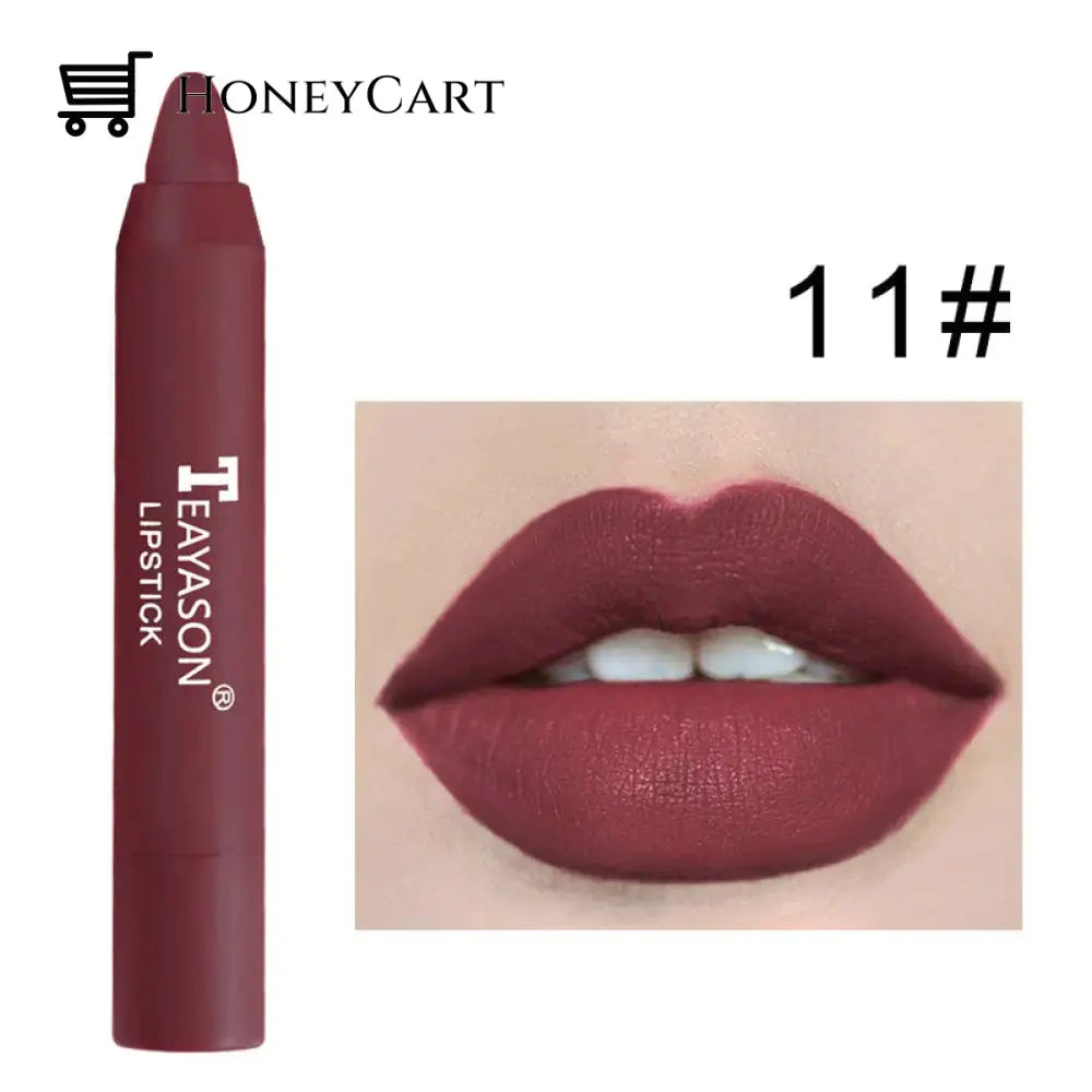 2023 Fashion Matte Lipstick Pen/12 Colors 11# Beauty