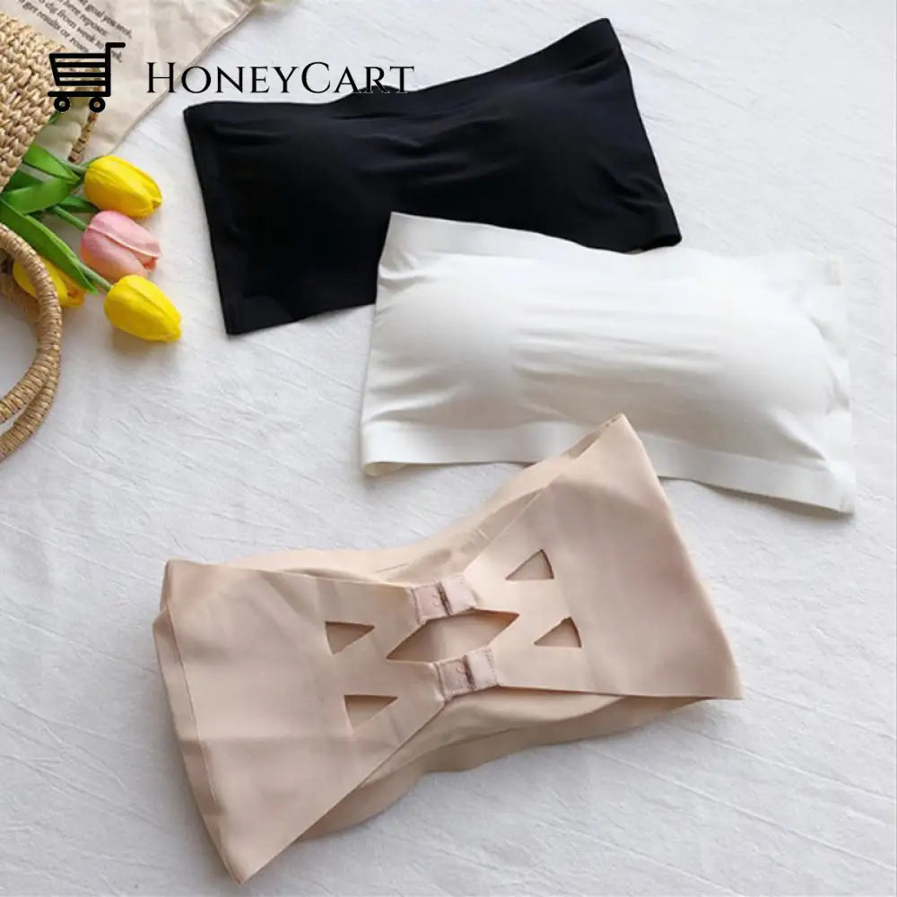 2023 Hot Sale-50% Offstrapless Ice Silk Bra