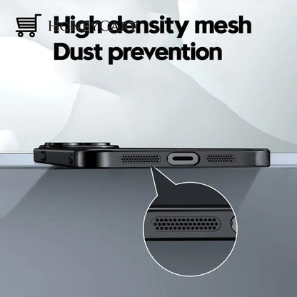 2023 New Magnetic Leakage Mark Dustproof Net Case Cover For Iphone
