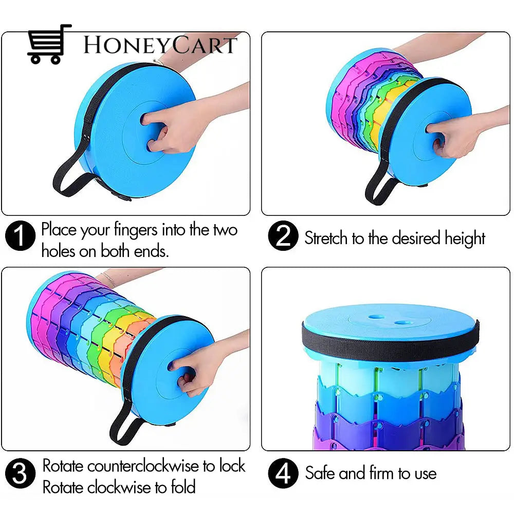 2023 Version Retractable Folding Stool