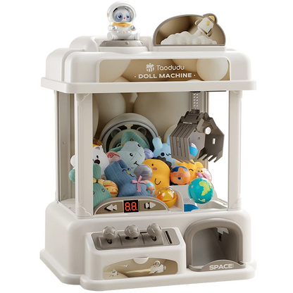 Medium Kit Coin Operated Mini Claw Machine for Kids Arcade Game with Plush Prizes