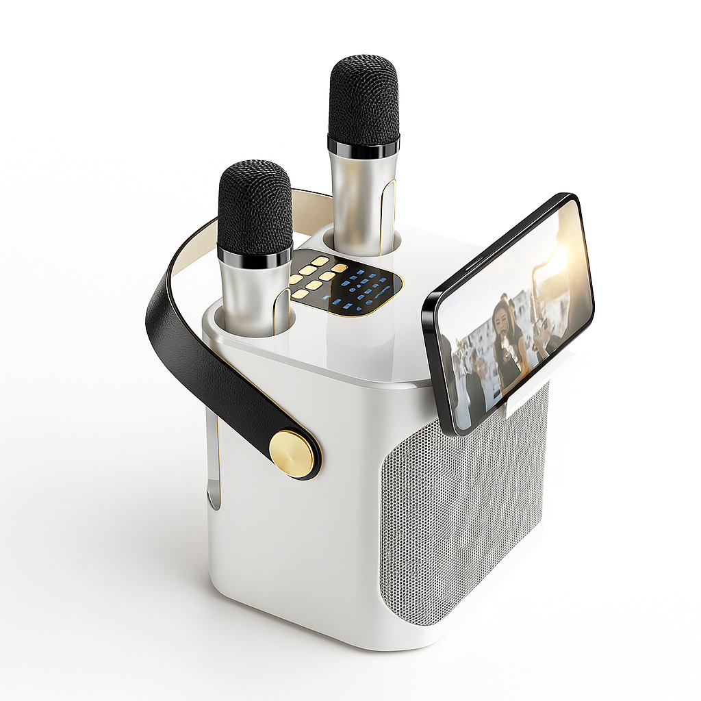 Portable High Power Karaoke Bluetooth Speaker | 100W, Dual Microphones & Perfect for Parties, Camping & Outdoor Gatherings