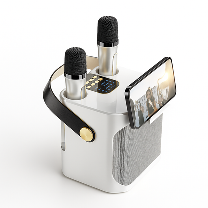 Portable High Power Karaoke Bluetooth Speaker | 100W, Dual Microphones & Perfect for Parties, Camping & Outdoor Gatherings